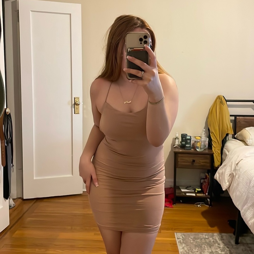Tiger Mist: Criss Cross Open Back Dress